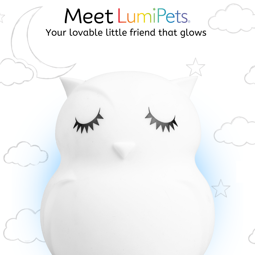 LumiPets® Owen the Owl- Children's Touch Night Light Junior