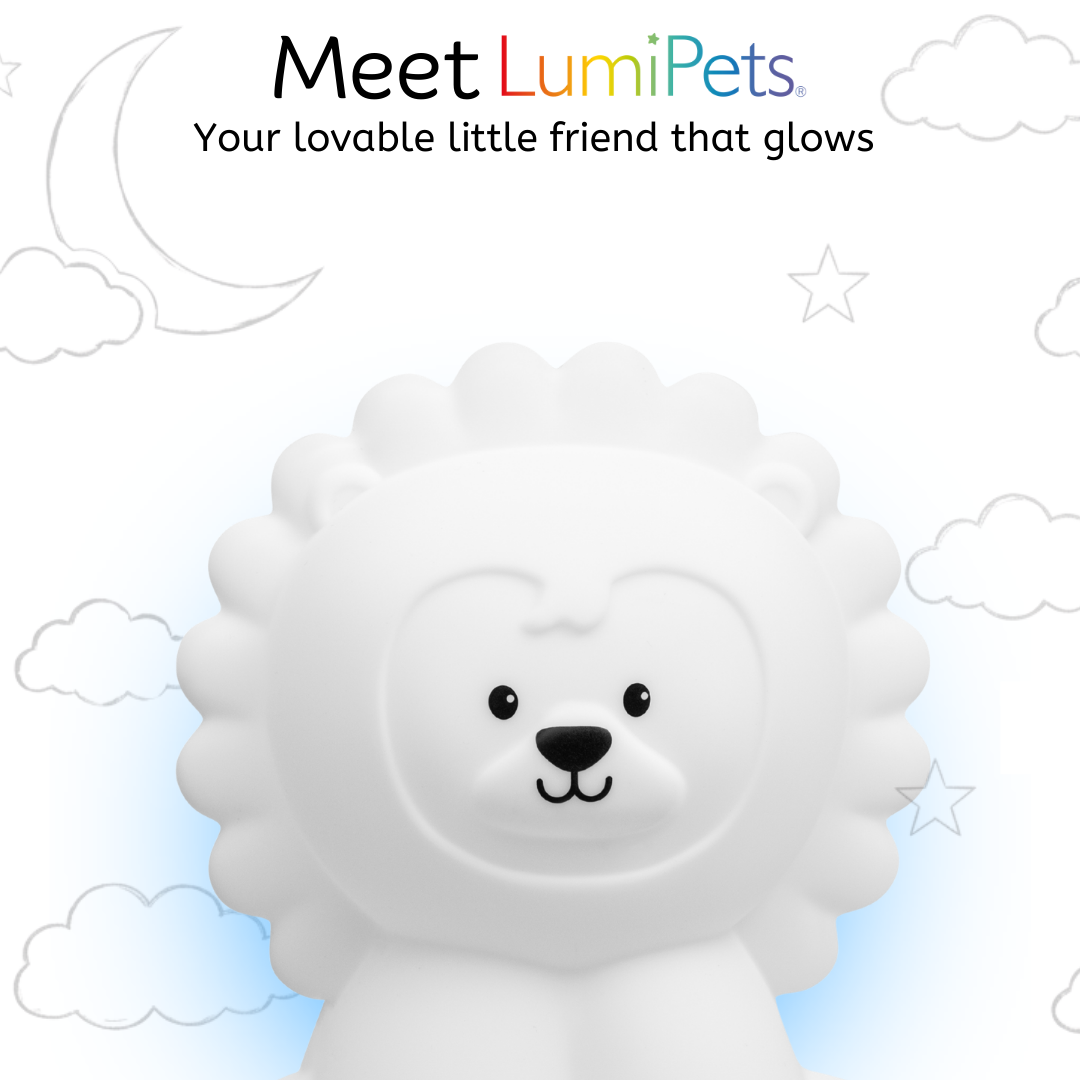 LumiPets® Luther the Lion- Children's Touch Night Light
