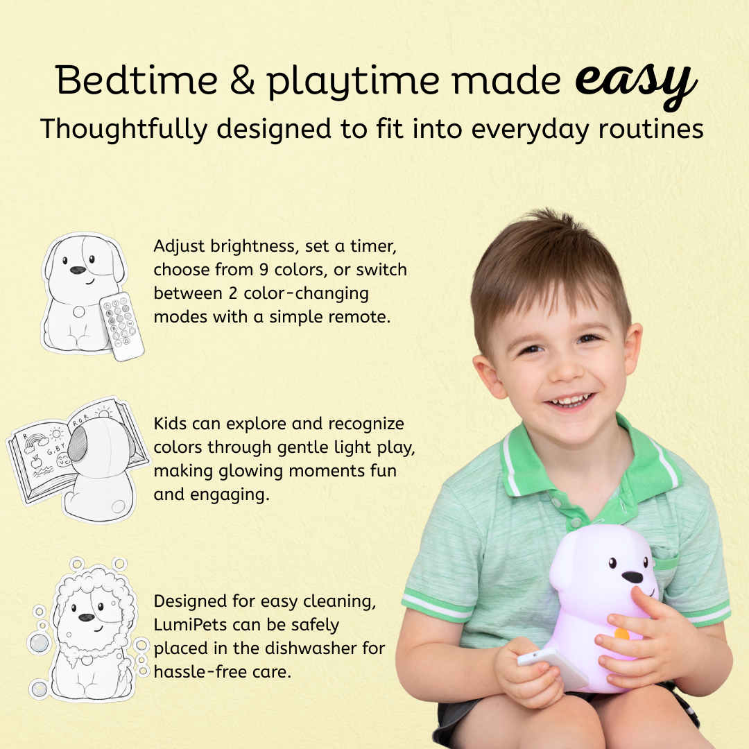 Pepper the Puppy: The Ultimate Dog Night Light for Brave Little Sleepers