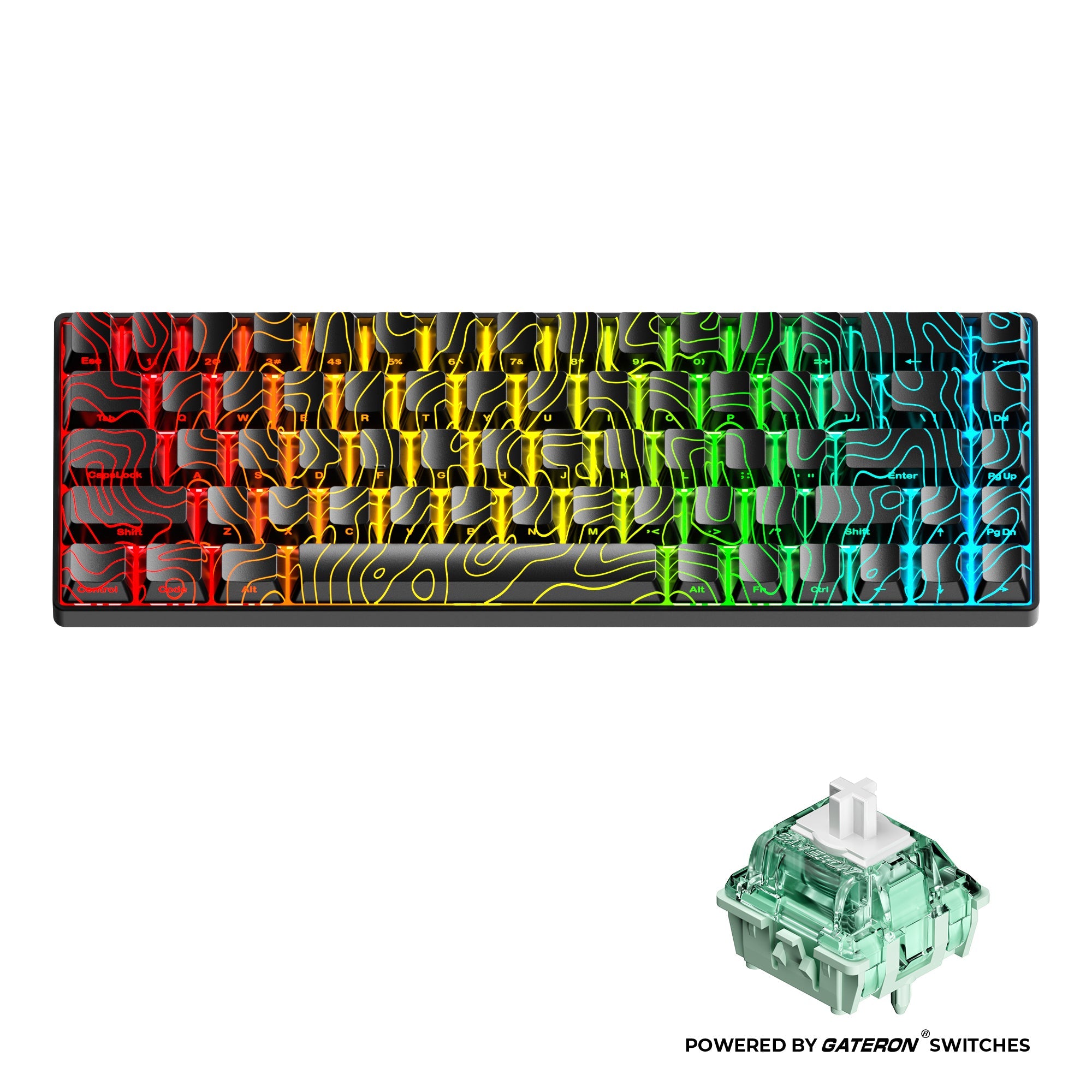 XVX HE68 68% Rapid Trigger Hall Effect Wired Magnetic Gaming Keyboard