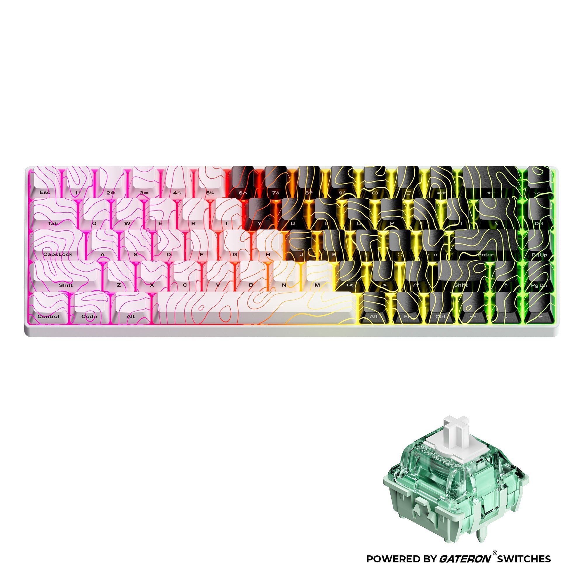 XVX HE68 68% Rapid Trigger Hall Effect Wired Magnetic Gaming Keyboard