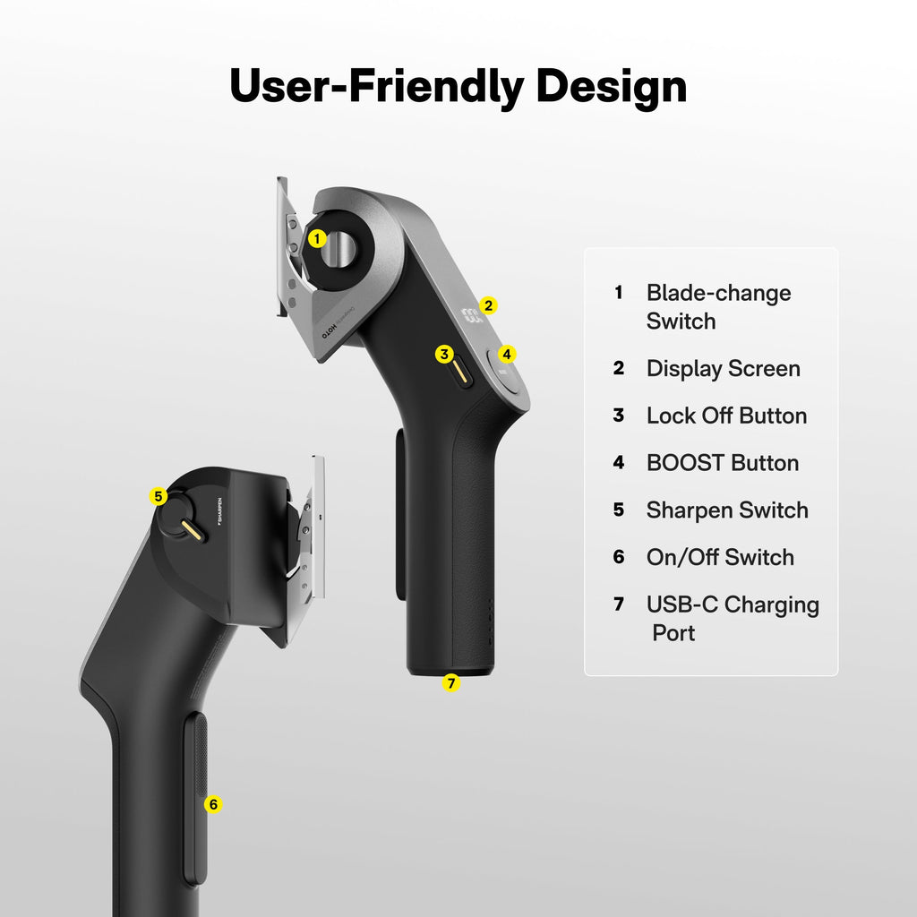 HOTO EdgeFlow Cordless Electric Scissors