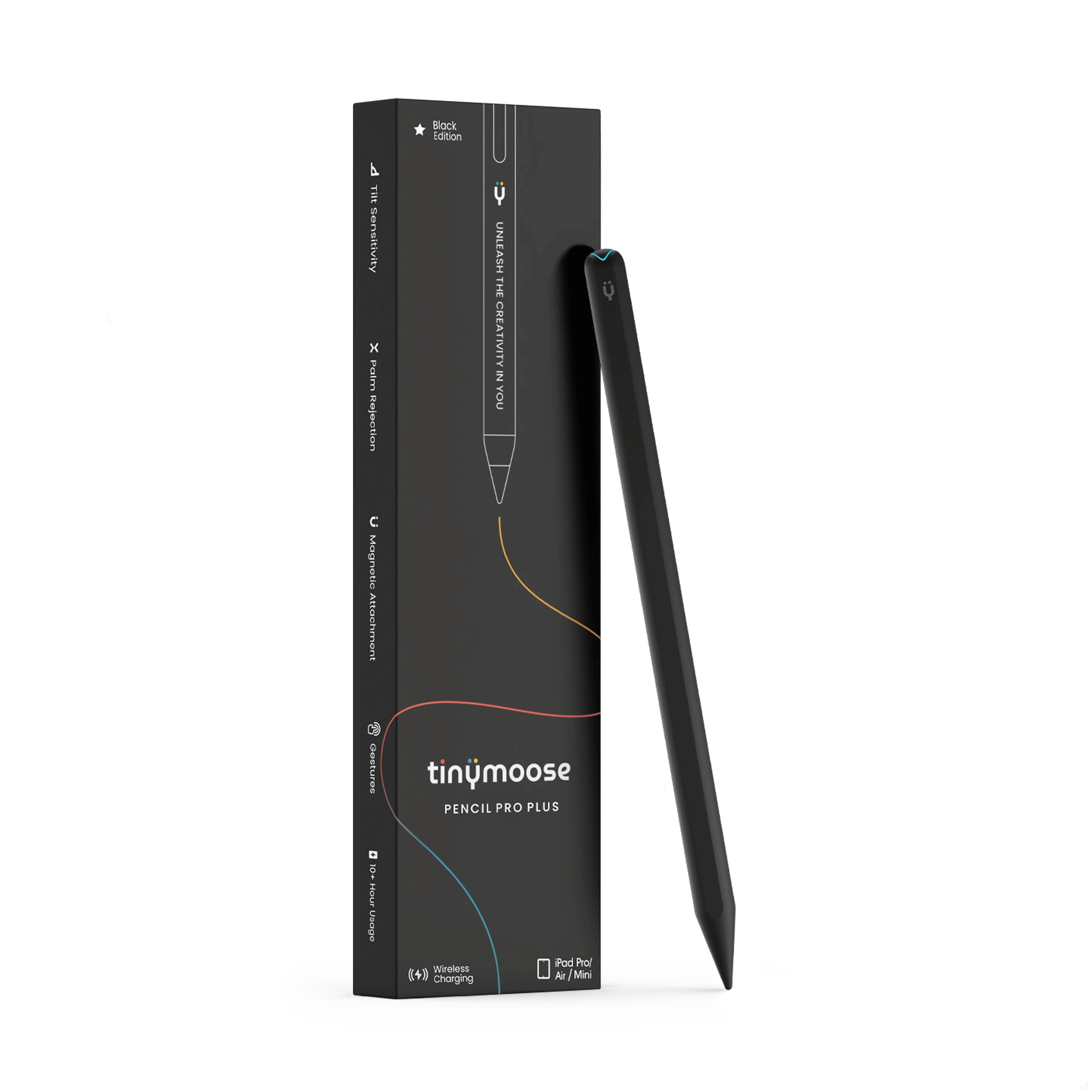 Pencil Pro Plus - iPad Pen with Wireless Charging – Midnight Black